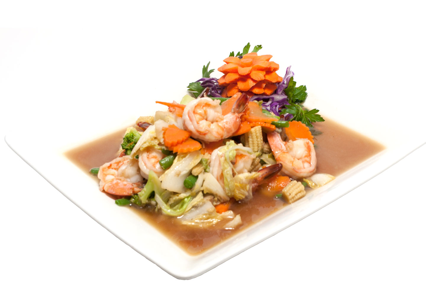 Goong Pad Pak Thai Rak Thai Restaurant